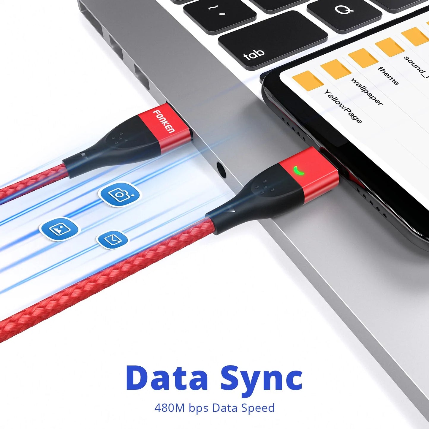 Magnetic Micro USB Type C Charging Cable