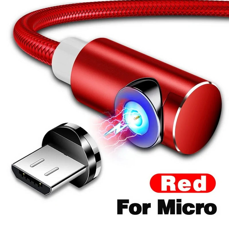 Magnetic Charging Cable Micro USB Type C iPhone