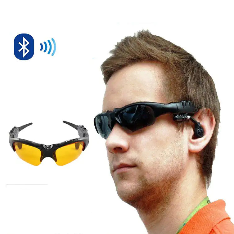 Day and Night Sunglasses with Bluetooth headphone and handsfree talk