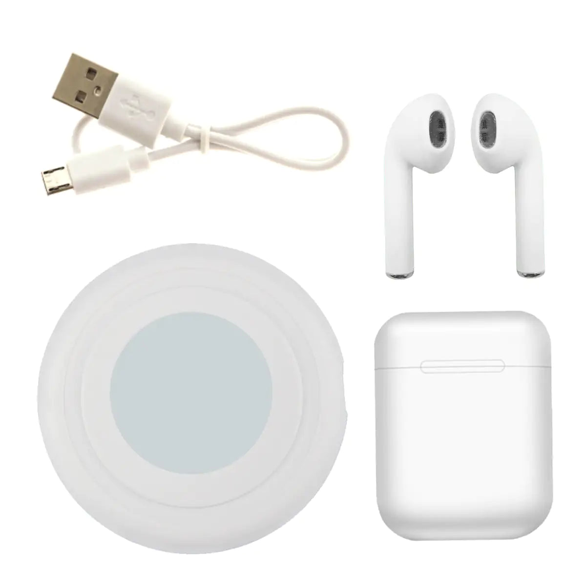 Bluetooth Earpods With Wireless Pad