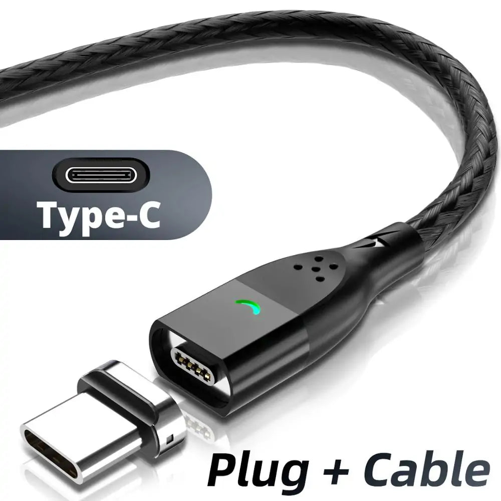 Magnetic Micro USB Type C Charging Cable