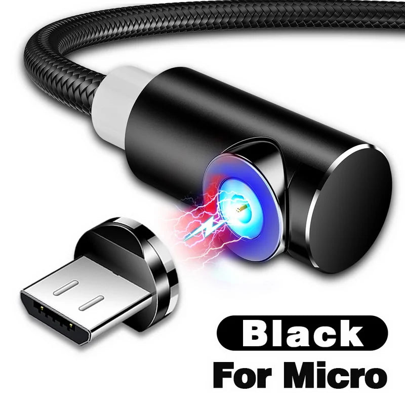 Magnetic Charging Cable Micro USB Type C iPhone