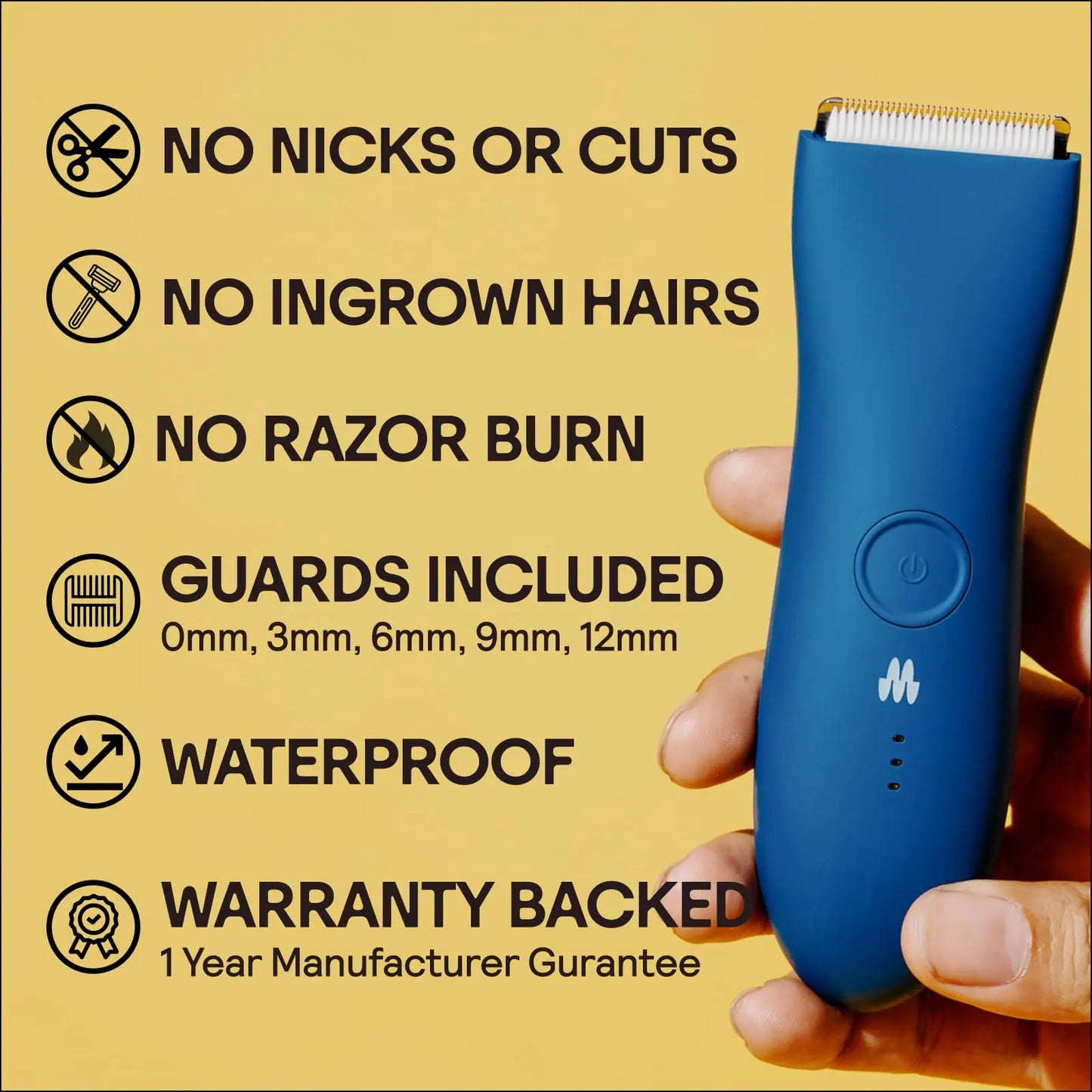 MERIDIAN Bikini Trimmer for Women and Body Hair Trimmer for Men