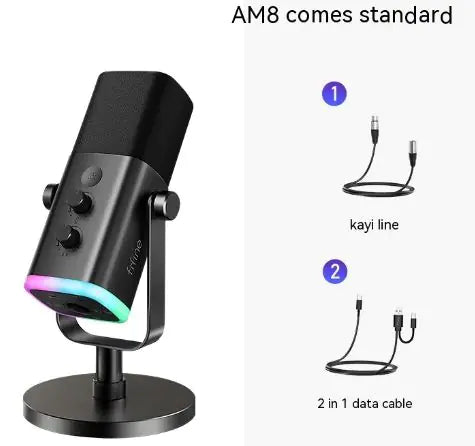 Dynamic Noise Reduction Multifunctional Microphone