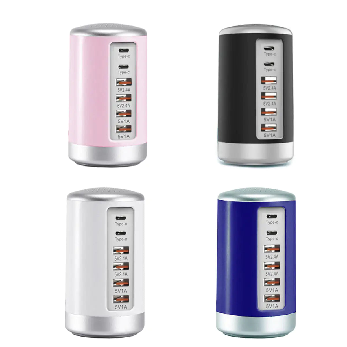 Tower USB With 6 High Speed Charging Ports