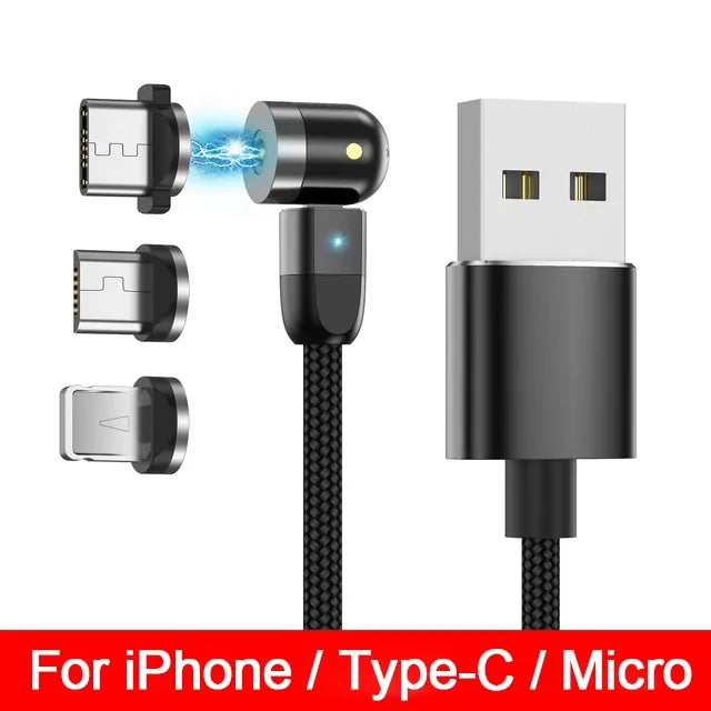 Magnetic USB Type C Micro Cable iPhone Charger