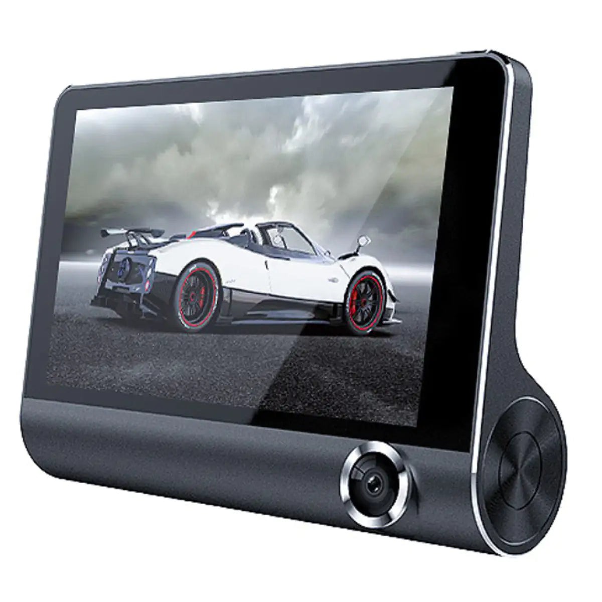 Safe Drive Dual Camera Car Dash Cam With Large Screen