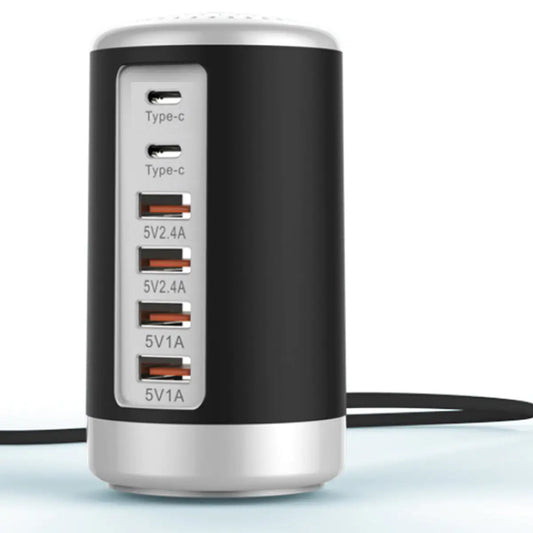 Tower USB With 6 High Speed Charging Ports