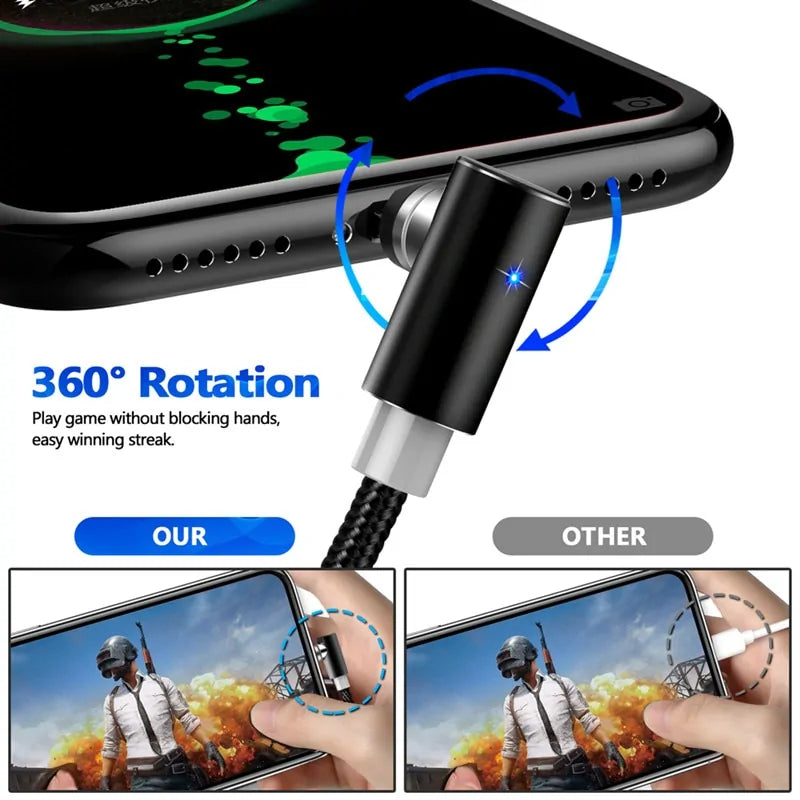 Magnetic Charging Cable Micro USB Type C iPhone