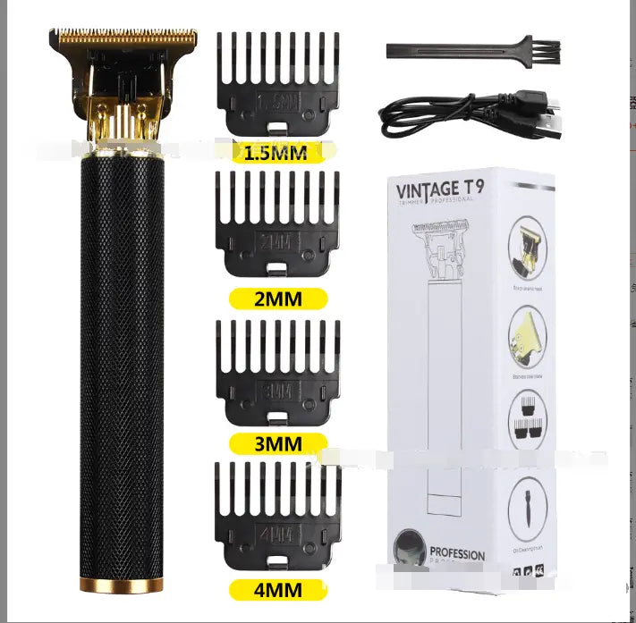 USB Rechargeable Vintage Electric Hair Trimmer