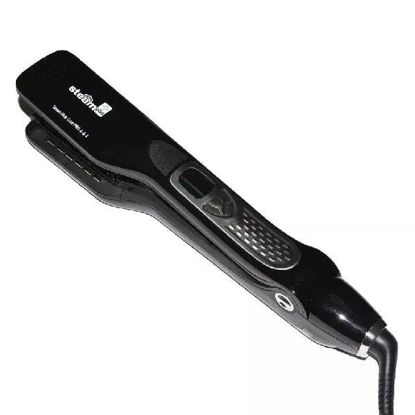 Steam Hair Brush Titanium Ceramic Flat Iron