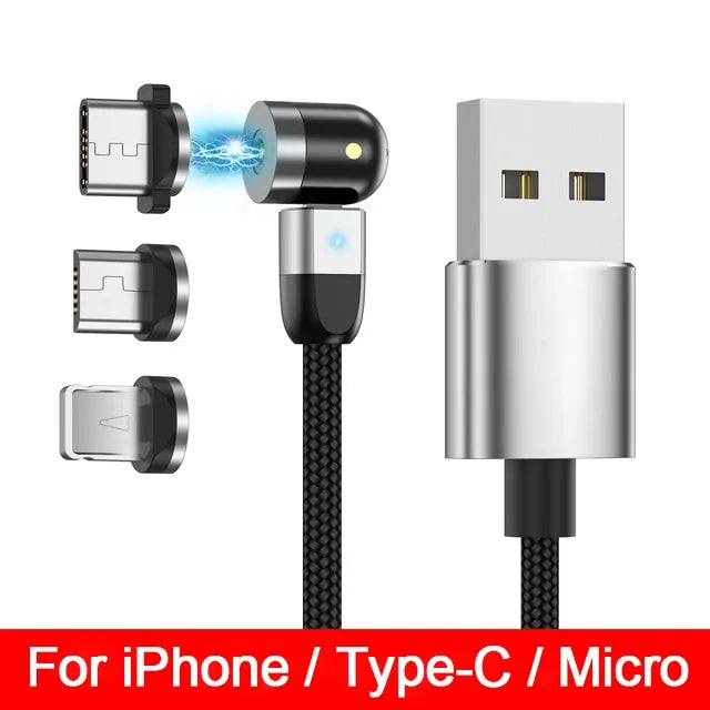 Magnetic USB Type C Micro Cable iPhone Charger