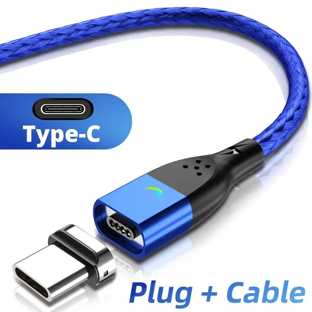 Magnetic Micro USB Type C Charging Cable