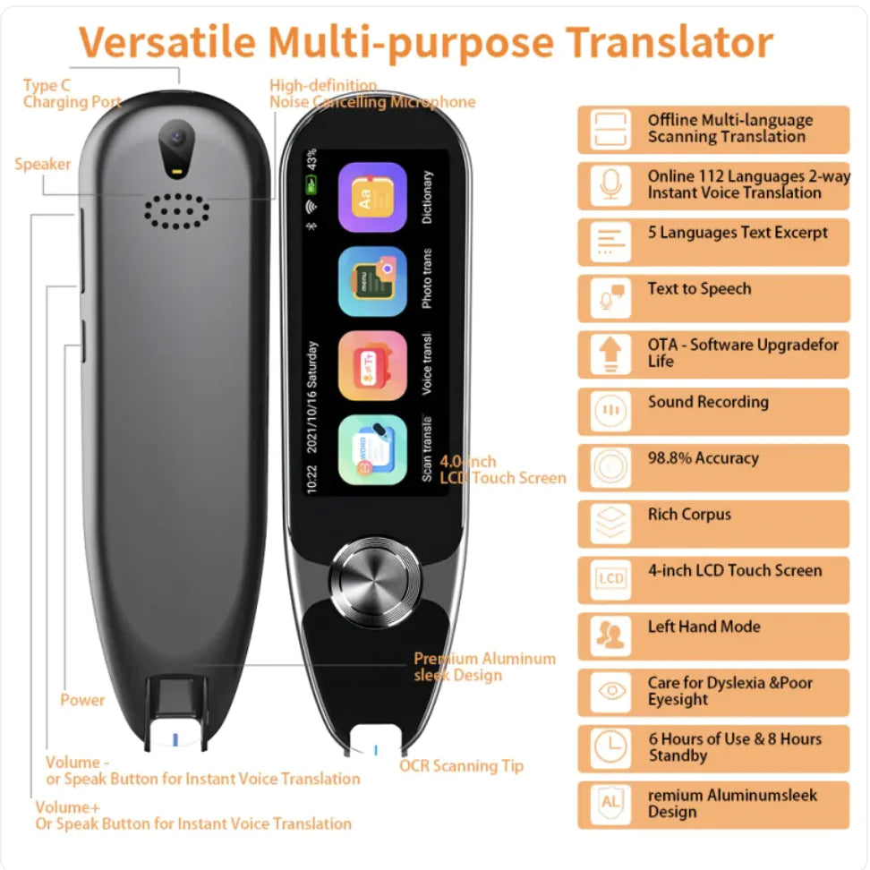 Smart Translation Pen with Offline Scanning