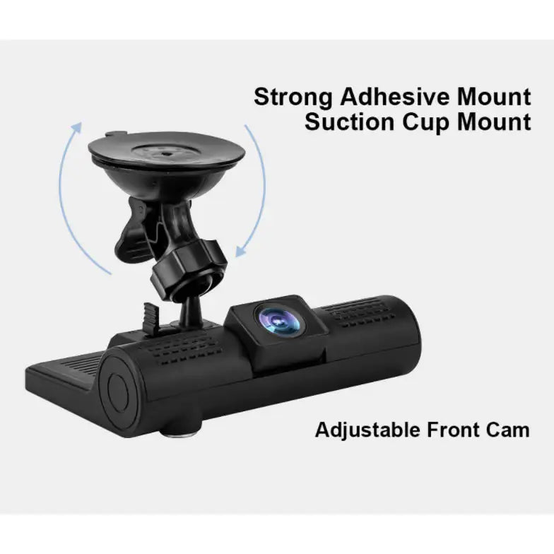 Safe Drive Dual Camera Car Dash Cam With Large Screen